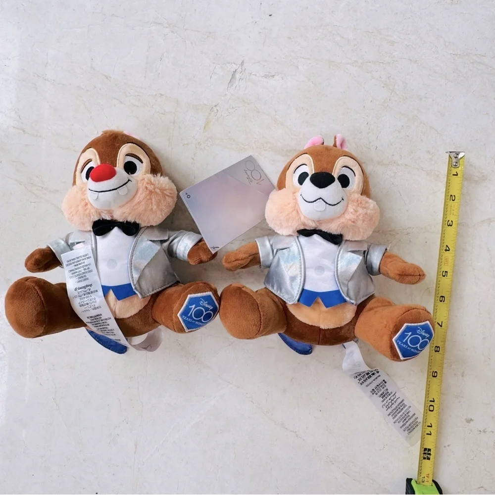 Chip and Dale Plush Set Disney  100 years special edition
